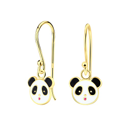 Wholesale Silver Panda  Earrings