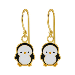 Wholesale Silver Penguin  Earrings