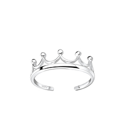 Wholesale Silver Crown Toe Ring