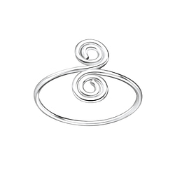 Wholesale Silver Spiral Ring