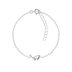 Wholesale Silver Whale Bracelet