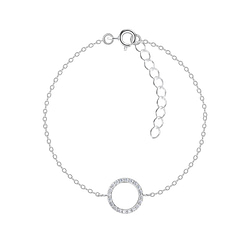 Wholesale Silver Circle Bracelet