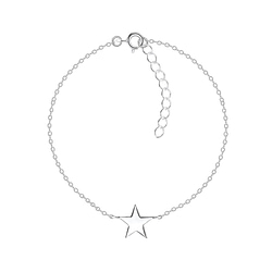 Wholesale Silver Star Bracelet