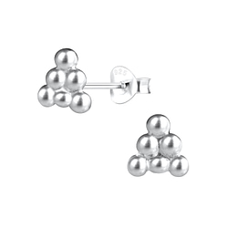 Wholesale Silver Ball Stud Earrings
