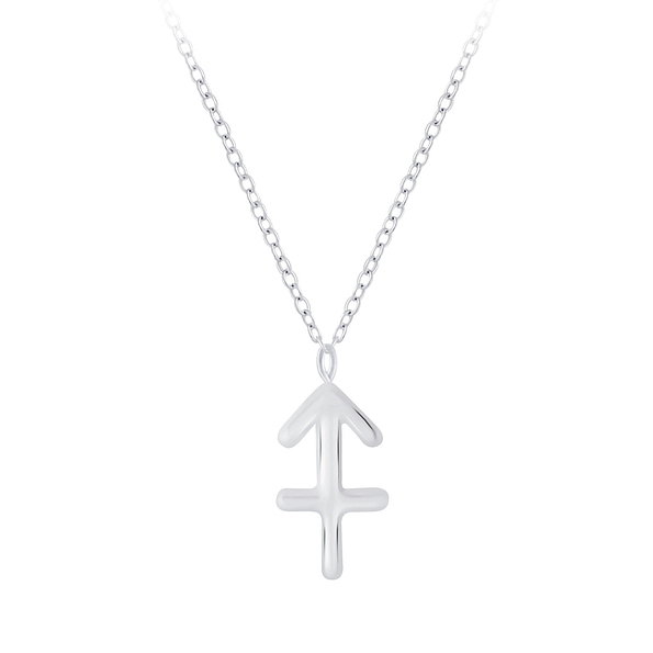 Wholesale Silver Sagittarius Zodiac Sign Necklace
