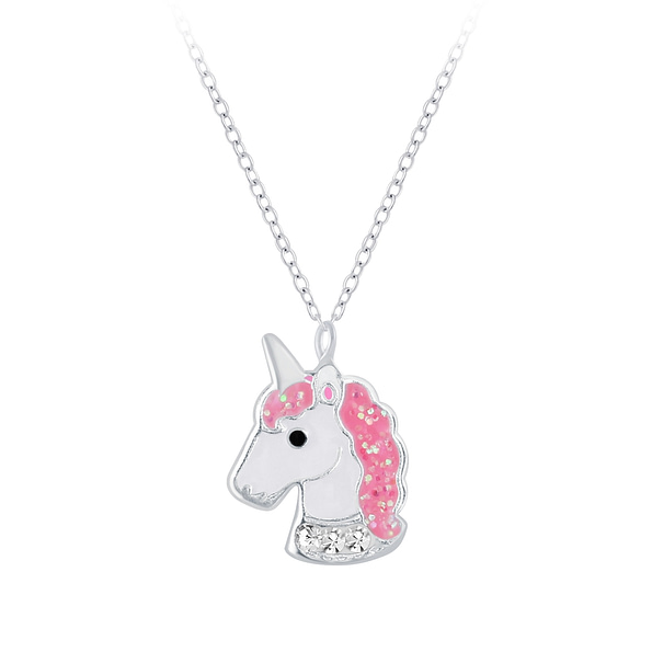 Wholesale Silver Unicorn Necklace
