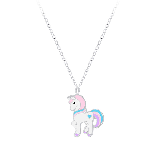 Wholesale Silver Unicorn Necklace