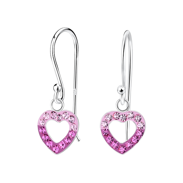 Wholesale Silver Heart  Earrings