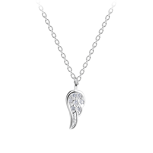 Wholesale Silver Wing Necklace