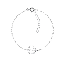 Wholesale Silver Wave Bracelet