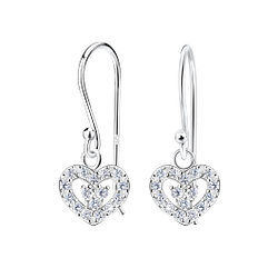 Wholesale Silver Heart Earrings