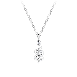 Wholesale Silver Snake Necklace