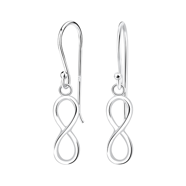 Wholesale Silver Infinity Earrings