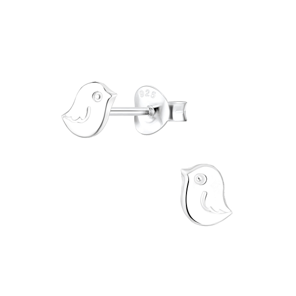 Wholesale Silver Bird Stud Earring
