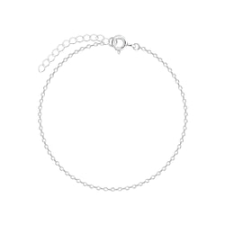 Wholesale 18cm Silver Extendable Chain Bracelet