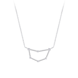 Wholesale Silver Capricorn Constellation Necklace