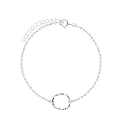 Wholesale Silver Twisted Bracelet
