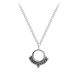 Wholesale Silver Ethnic Necklace