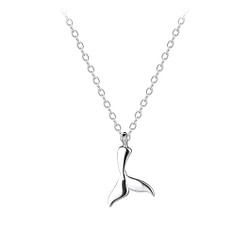 Wholesale Silver Whale Tail Necklace