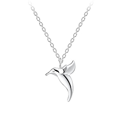 Wholesale Silver Bird Necklace