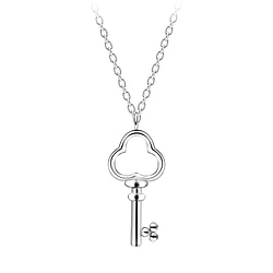 Wholesale Silver Key Necklace